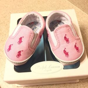 Ralph Lauren Baby girl pink shoes